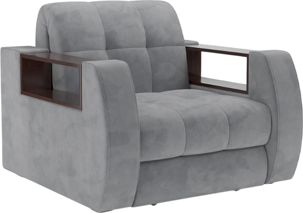 Изображение товара Кресло-кровать Mebel-Ars Барон №3 (Vivaldi 92/темно-серый)