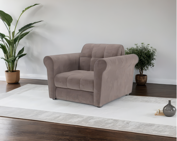 Изображение товара Кресло-кровать Mebel-Ars Гранд (Vivaldi 6/капучино)