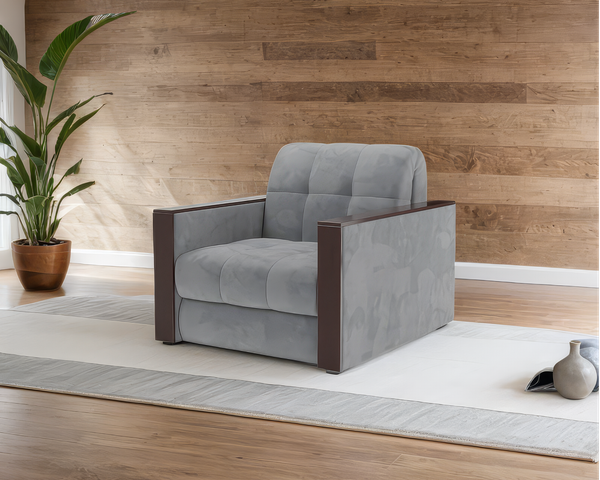 Изображение товара Кресло-кровать Mebel-Ars Техас (Vivaldi 92/темно-серый)