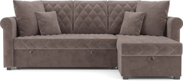 Изображение товара Диван угловой Mebel-Ars Берлин (Vivaldi 6/капучино)