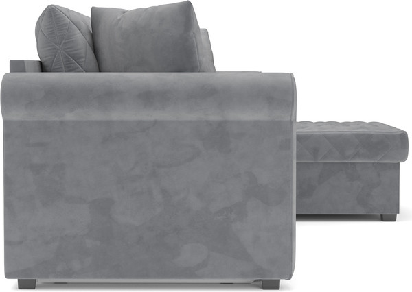 Изображение товара Диван угловой Mebel-Ars Берлин (Vivaldi 92/темно-серый)