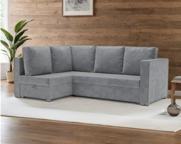 Изображение товара Диван угловой Mebel-Ars Мансберг (Vivaldi 92/темно-серый)