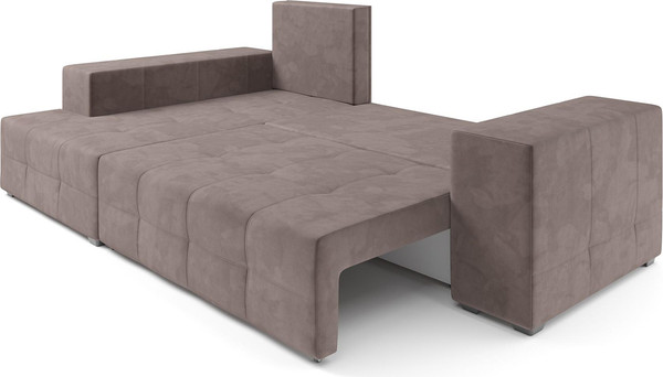 Изображение товара Диван угловой Mebel-Ars Монреаль левый угол (Vivaldi 6/капучино)