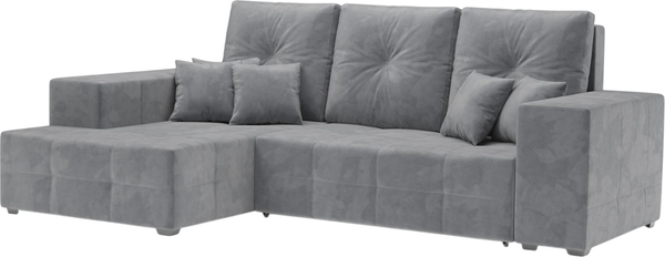 Изображение товара Диван угловой Mebel-Ars Монреаль левый (Vivaldi 92/темно-серый)