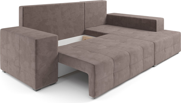 Изображение товара Диван угловой Mebel-Ars Монреаль правый (Vivaldi 6/капучино)