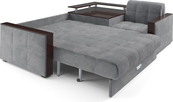 Изображение товара Диван угловой Mebel-Ars Прага (Vivaldi 92/темно-серый)