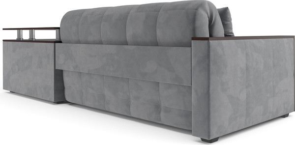 Изображение товара Диван угловой Mebel-Ars Прага (Vivaldi 92/темно-серый)