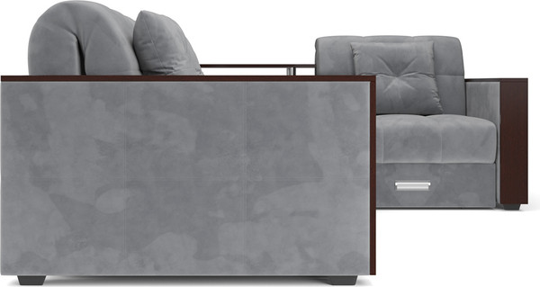 Изображение товара Диван угловой Mebel-Ars Прага (Vivaldi 92/темно-серый)