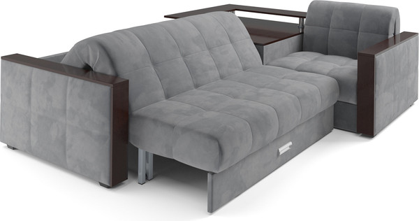 Изображение товара Диван угловой Mebel-Ars Прага (Vivaldi 92/темно-серый)