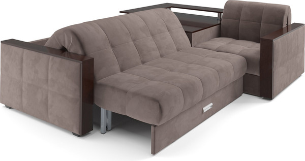 Изображение товара Диван угловой Mebel-Ars Прага НПБ (Vivaldi 6/капучино)