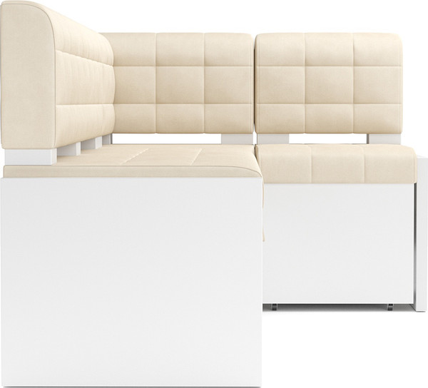 Изображение товара Уголок кухонный мягкий Mebel-Ars Ганновер 205x82x130 (бархат бежевый Star Velvet 6 Light Beige)