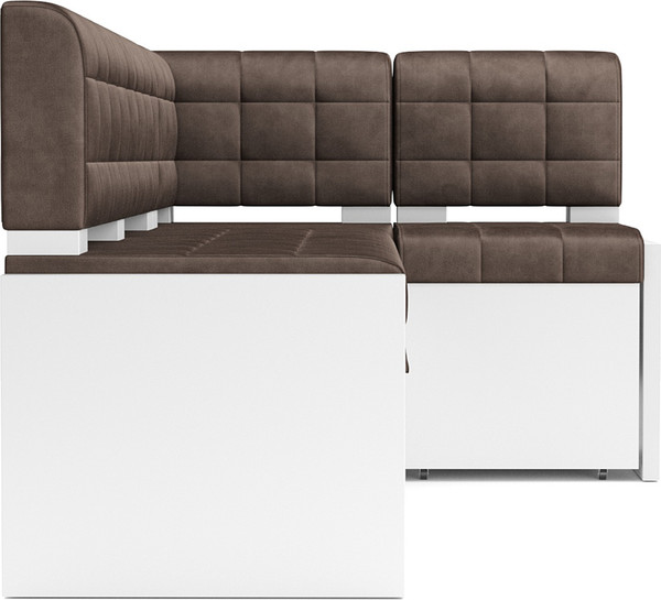 Изображение товара Уголок кухонный мягкий Mebel-Ars Ганновер 176x82x104 (бархат шоколадный Star Velvet 60 Cofee)