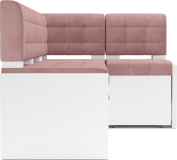 Изображение товара Уголок кухонный мягкий Mebel-Ars Ганновер 205x82x130 (велюр пудра НВ-178/18)