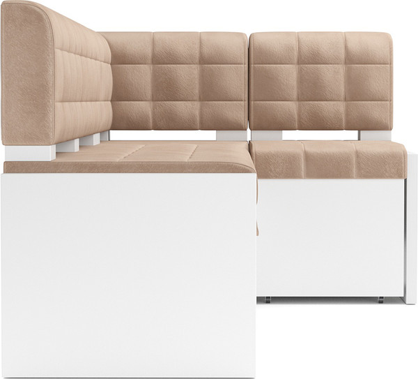 Изображение товара Уголок кухонный мягкий Mebel-Ars Ганновер 205x82x130 (кордрой бежевый)