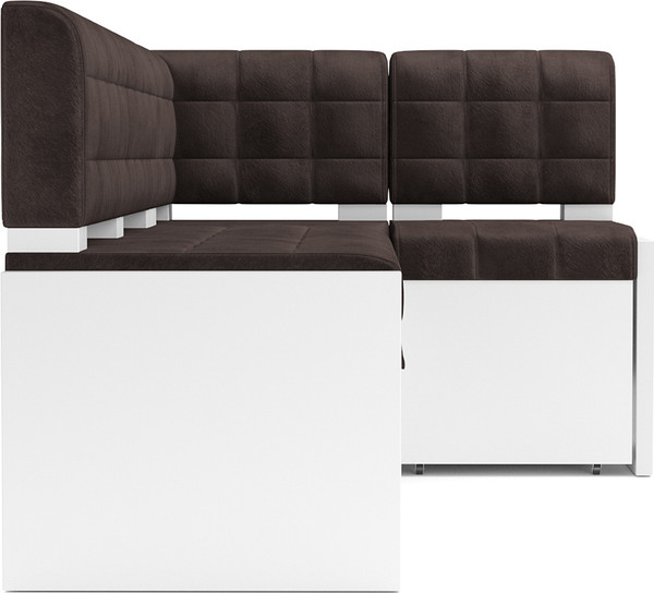 Изображение товара Уголок кухонный мягкий Mebel-Ars Ганновер 205x82x130 (кордрой коричневый)