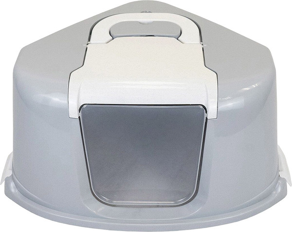 Изображение товара Туалет-домик ZooM Угловой / 2937т.сер-св.сер