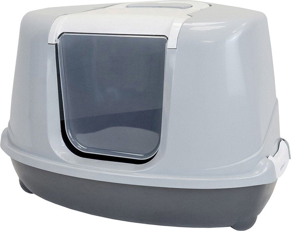 Изображение товара Туалет-домик ZooM Угловой / 2937т.сер-св.сер