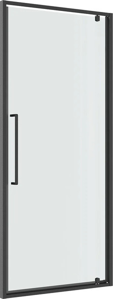 Изображение товара Душевая дверь Niagara Nova NG-35-8AGR 80х195 (графит/прозрачное стекло)