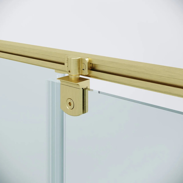 Изображение товара Душевая дверь Niagara Nova NG-45-12ASG 120х195 (золото сатин/прозрачное стекло)