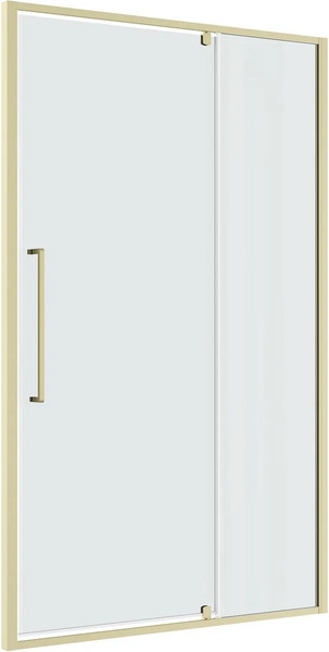 Изображение товара Душевая дверь Niagara Nova NG-45-12ASG 120х195 (золото сатин/прозрачное стекло)