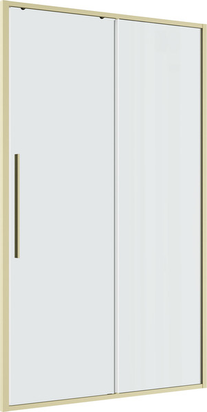 Изображение товара Душевая дверь Niagara Nova NG-44-13ASG 130х195 (золото сатин/прозрачное стекло)