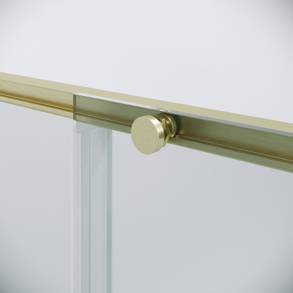 Изображение товара Душевая дверь Niagara Nova NG-44-11ASG 110х195 (золото сатин/прозрачное стекло)