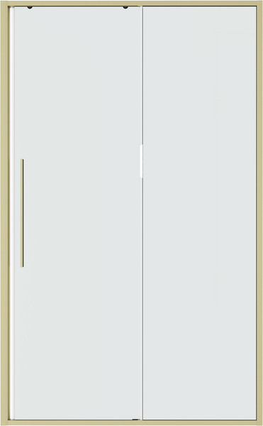 Изображение товара Душевая дверь Niagara Nova NG-44-11ASG 110х195 (золото сатин/прозрачное стекло)