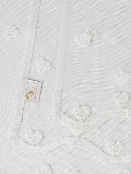 Изображение товара Гардина Arya Love 300x250 / 8001885869425 (белый)