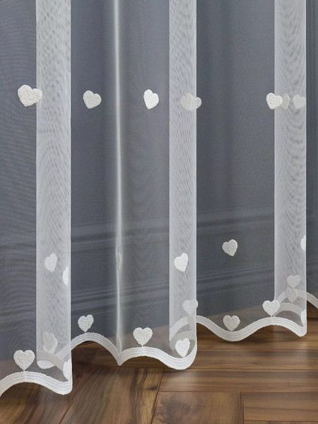 Изображение товара Гардина Arya Love 300x250 / 8001885869425 (белый)