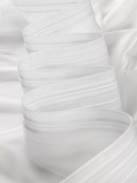 Изображение товара Гардина Arya Melani 300x250 / 8001885869777 (белый/серый)