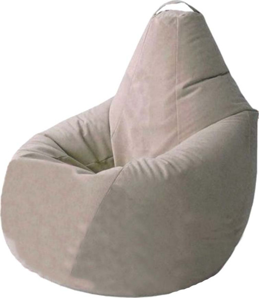 Изображение товара Бескаркасное кресло Sled Груша 125x85 XХL (велюр, бежевый)