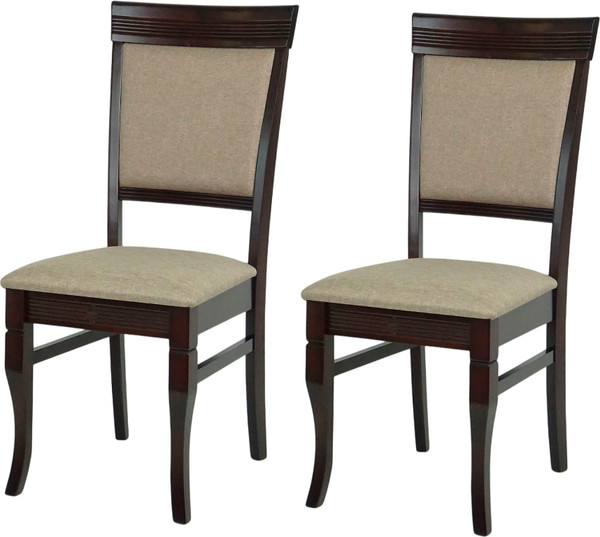 Изображение товара Набор стульев Мир Ротанга Рондо 450x530x970 / SM000061-1-1-1-1 (2шт, эспрессо/темно-бежевый)