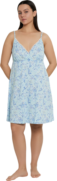 Изображение товара Сорочка Mark Formelle 572336/1 (р.164/170-100-106, узоры на голубом)