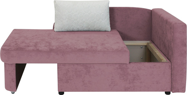 Изображение товара Тахта Аквилон Умка правая (бали 07 розовый/бали 01 белый)