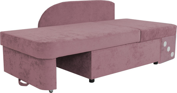 Изображение товара Тахта Аквилон Умка правая (бали 07 розовый/бали 01 белый)