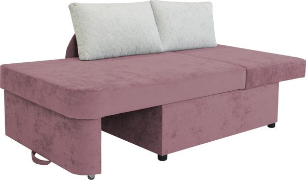 Изображение товара Тахта Аквилон Умка правая (бали 07 розовый/бали 01 белый)