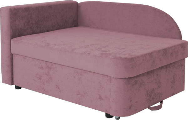 Изображение товара Тахта Аквилон Умка левая (бали 07 розовый/бали 01 белый)