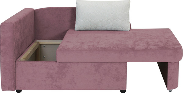 Изображение товара Тахта Аквилон Умка левая (бали 07 розовый/бали 01 белый)