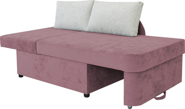 Изображение товара Тахта Аквилон Умка левая (бали 07 розовый/бали 01 белый)