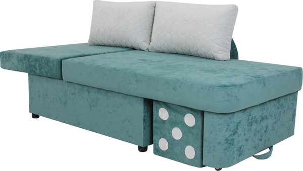 Изображение товара Тахта Аквилон Умка левая (бали 13 минт/бали 01 белый)