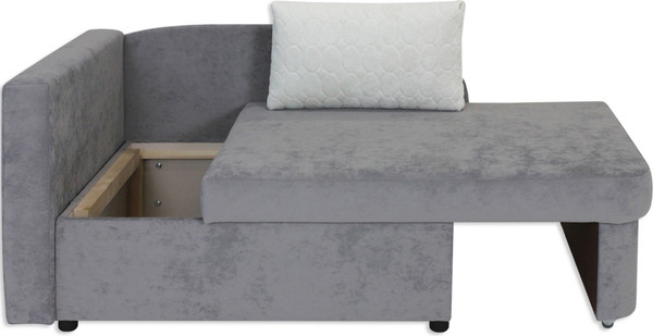 Изображение товара Тахта Аквилон Умка левая (бали 21 серый/бали 01 белый)