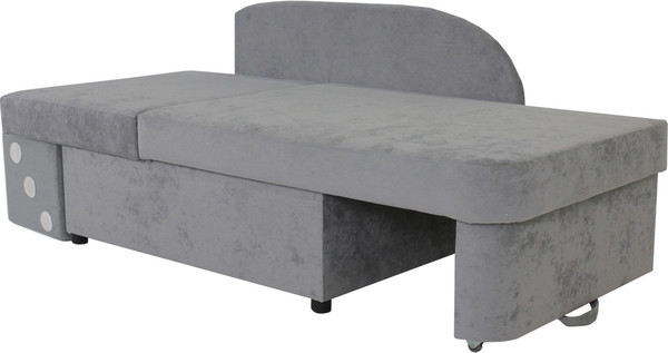 Изображение товара Тахта Аквилон Умка левая (бали 21 серый/бали 01 белый)