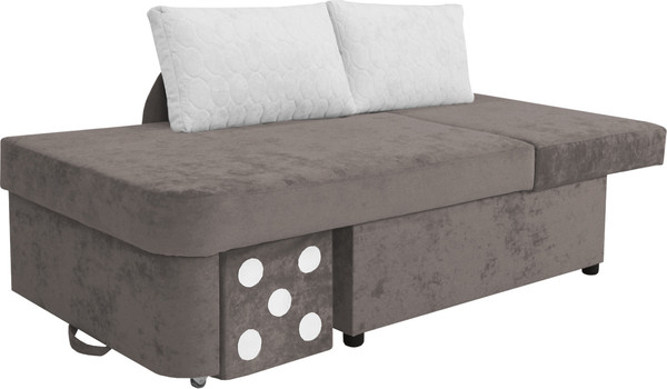 Изображение товара Тахта Аквилон Умка правая (бали 27 какао/бали 01 белый)