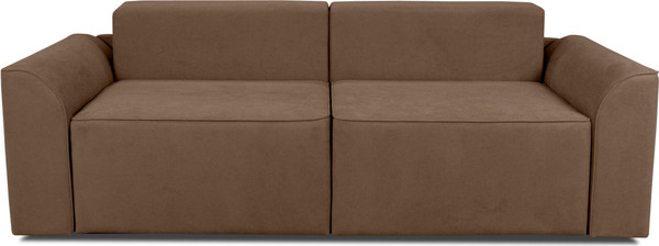 Изображение товара Диван Аквилон Честер НПБ тик-так 140 мм (альба 45 коричневый)