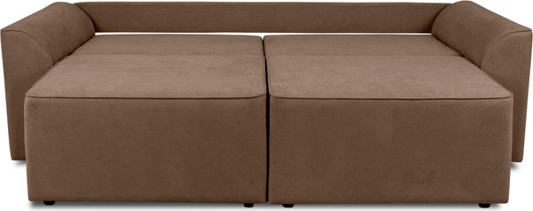 Изображение товара Диван Аквилон Честер НПБ тик-так 140 мм (альба 45 коричневый)