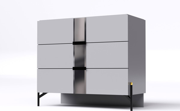 Изображение товара Комплект мебели для спальни Кастанье Дезире-5 (серый)