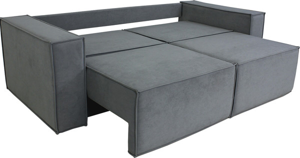Изображение товара Диван Аквилон Куб НПБ тик-так 140 мм (бренди 23 темно-серый)