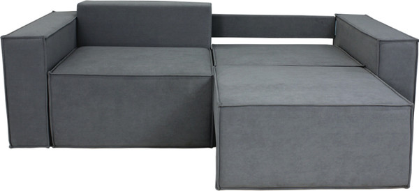 Изображение товара Диван Аквилон Куб НПБ тик-так 140 мм (бренди 23 темно-серый)