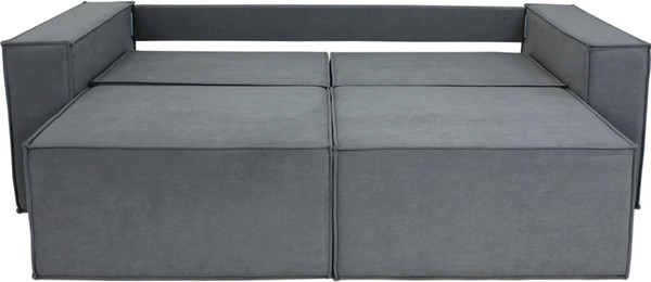 Изображение товара Диван Аквилон Куб НПБ тик-так 140 мм (бренди 23 темно-серый)