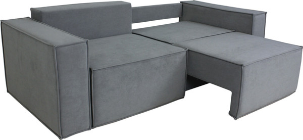 Изображение товара Диван Аквилон Куб НПБ тик-так 140 мм (бренди 23 темно-серый)